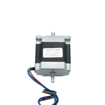 satın al Nema23 57mm Çift Çıkış Mili Hibrit Step Motor 1.41A 5.07V 1.25N.M online manufacture