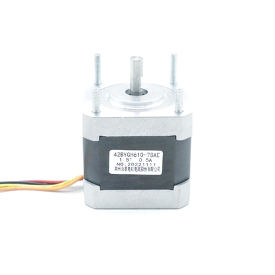 satın al Nema17 42mm 42BYGH610-78AE Özel Hibrit Step Motor 11mH 0.5A 3V 0.2N.M online manufacture