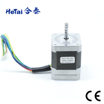 satın al Düşük Gürültülü 24 V Fırçasız Dc Motor NEMA23 1.8 OHMS 57mm*57mm 42BLF05A online manufacture