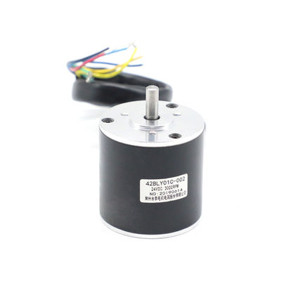 3000RPM Hafif Brushless DC Motor 4 Kutup 24 Volt 11W 0.035nm 42BLY01C